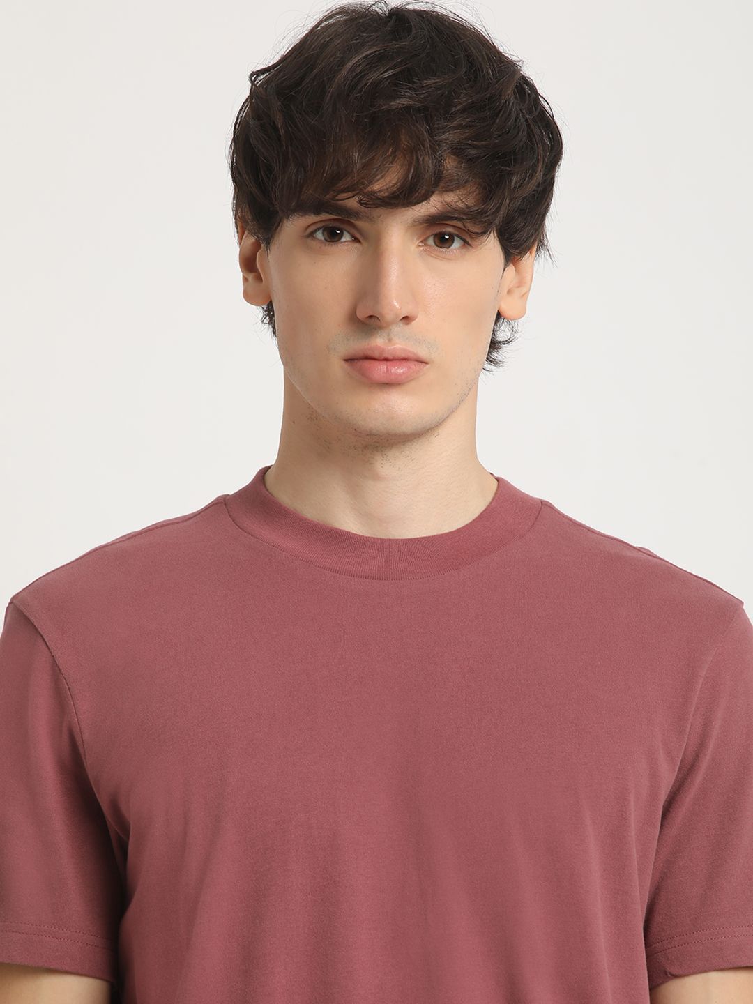 THE BEAR HOUSE Round Neck Pure Cotton Relaxed Fit T-shirt