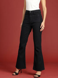 all about you Women Slim Bootcut High-Rise Stretchable Jeans