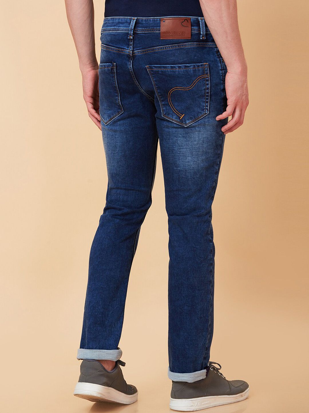 Being Human Men Slim Fit Light Fade Jeans