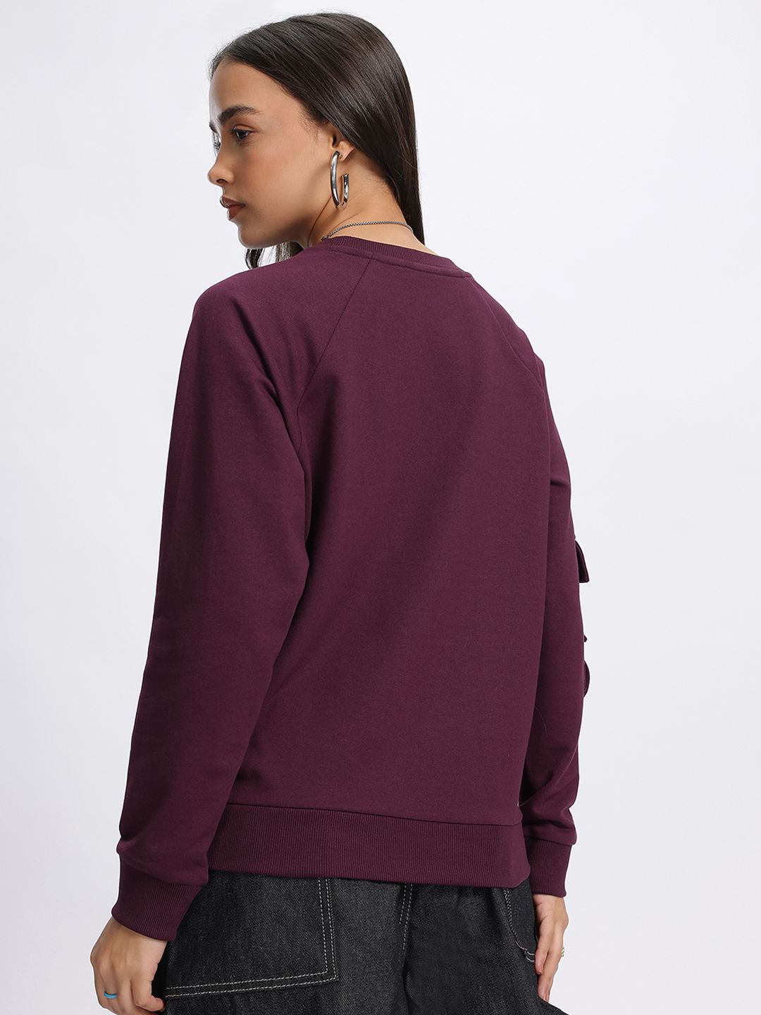 DressBerry Raglan Sleeves Sweatshirt