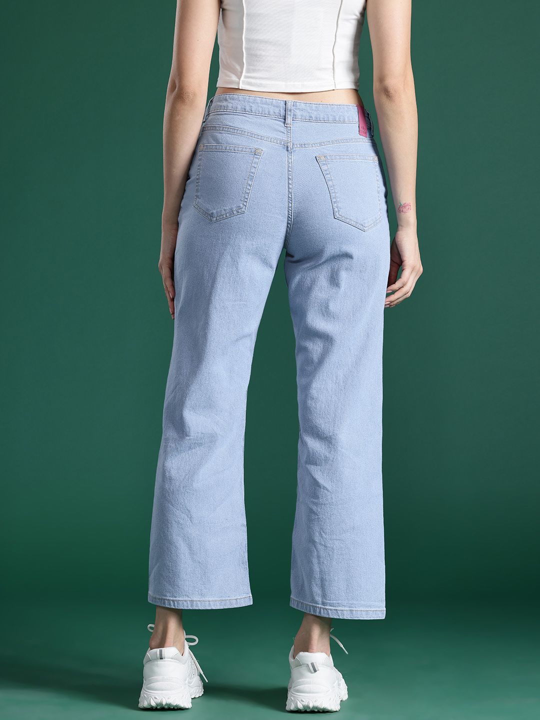 DressBerry Women Slim Fit Cropped Jeans