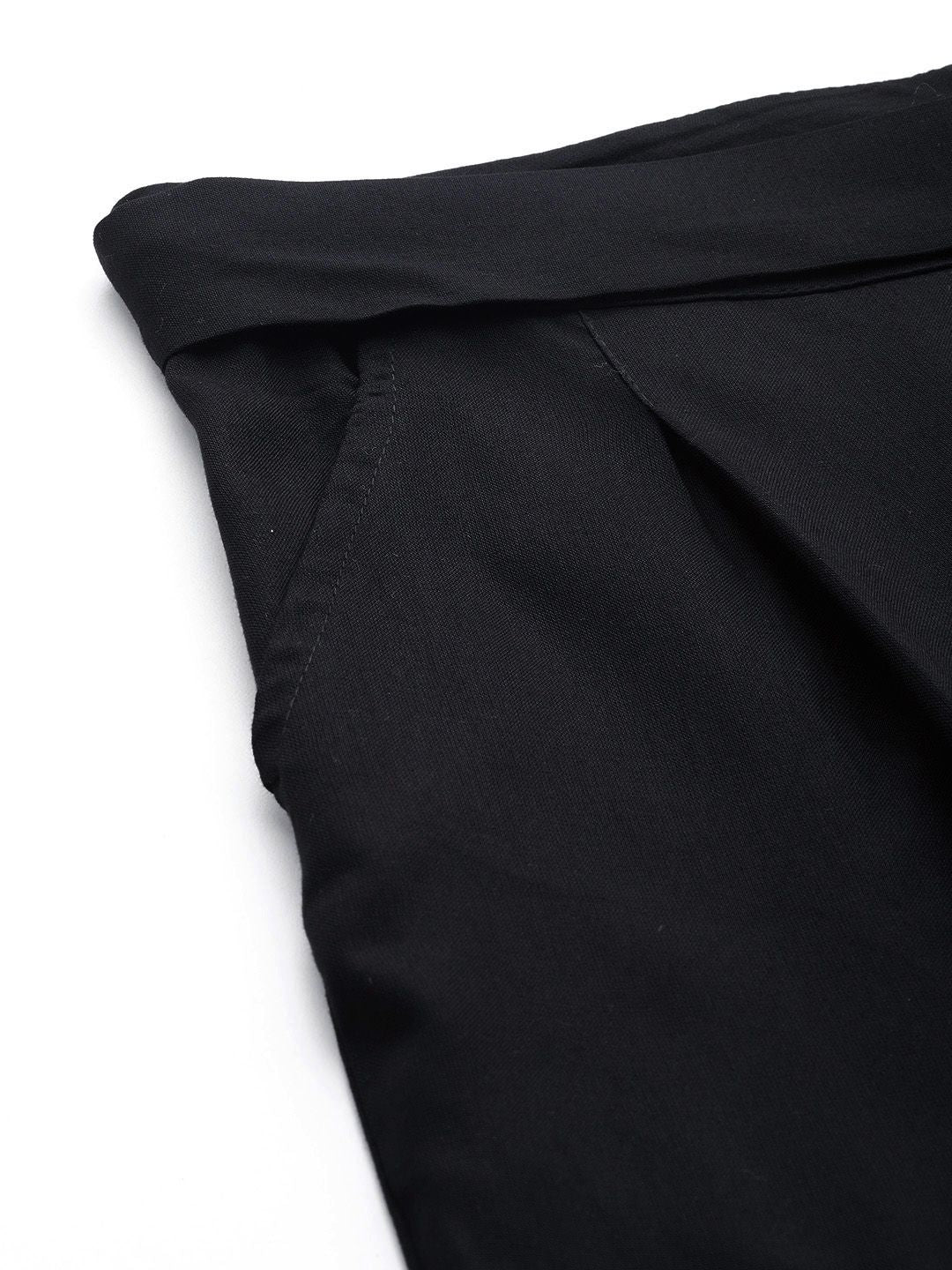 all about you Women Belted Pleated Trousers