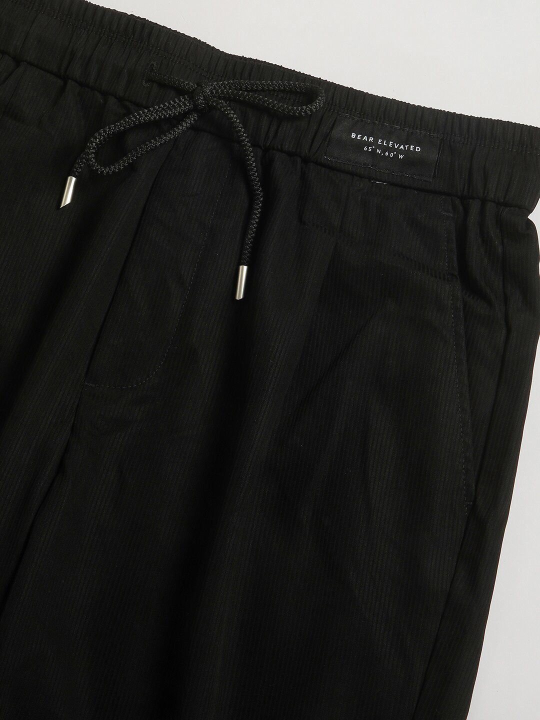 THE BEAR HOUSE Men Relaxed Loose Fit Pleated Regular Trousers