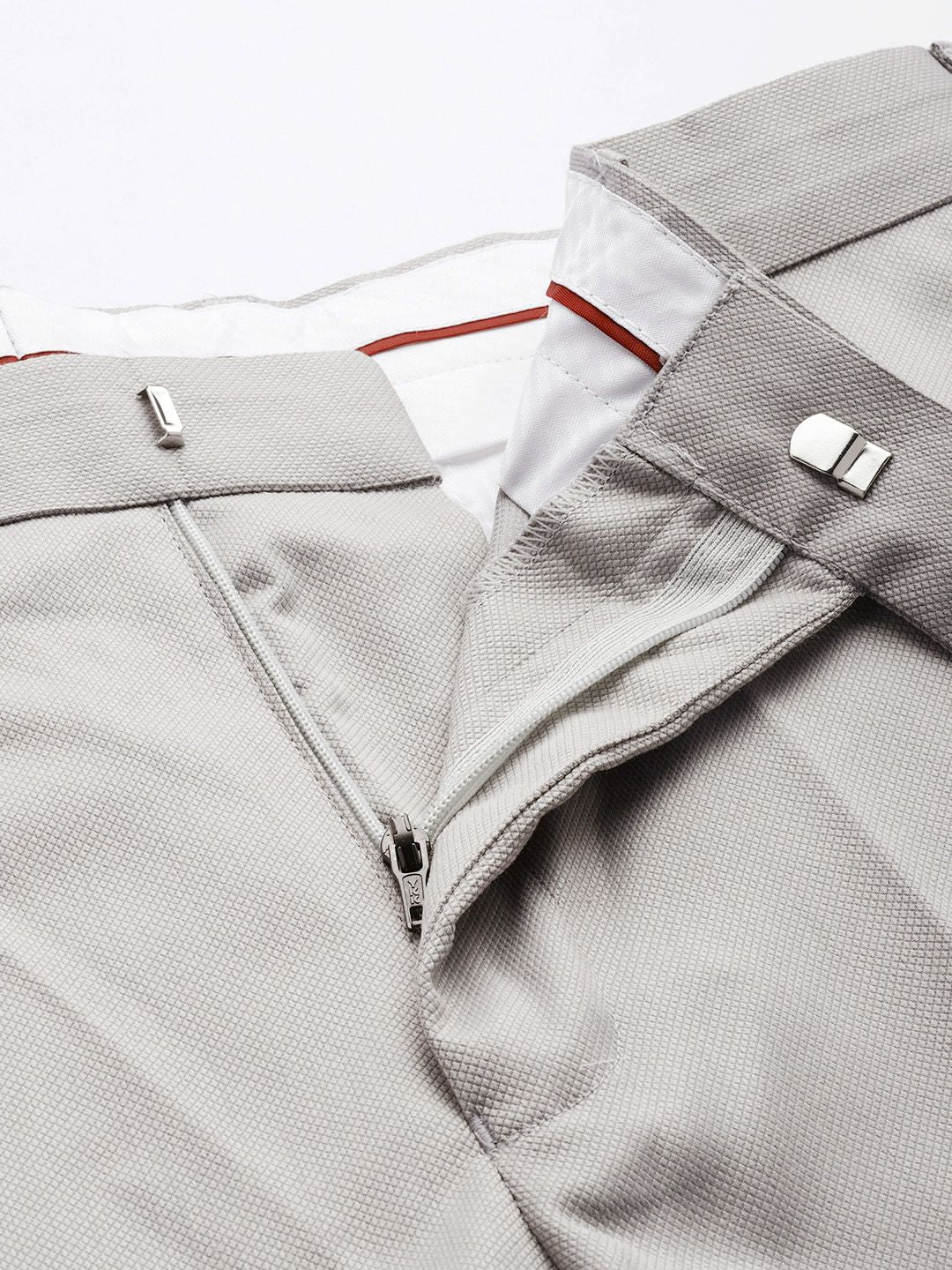 Park Avenue Men Textured Formal Trousers