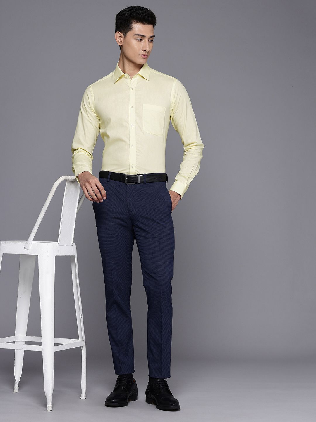 Raymond Pure Cotton Slim Fit Formal Shirt