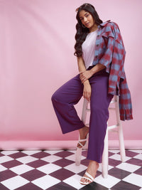 DressBerry Women Plus Size Regular Fit Trousers