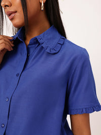 DressBerry Cute Femi Ruffle Romance Shirt