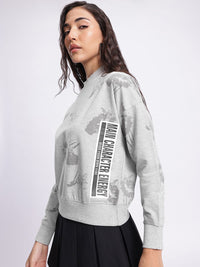 DressBerry Artsy Comfort Printed Sweatshirt