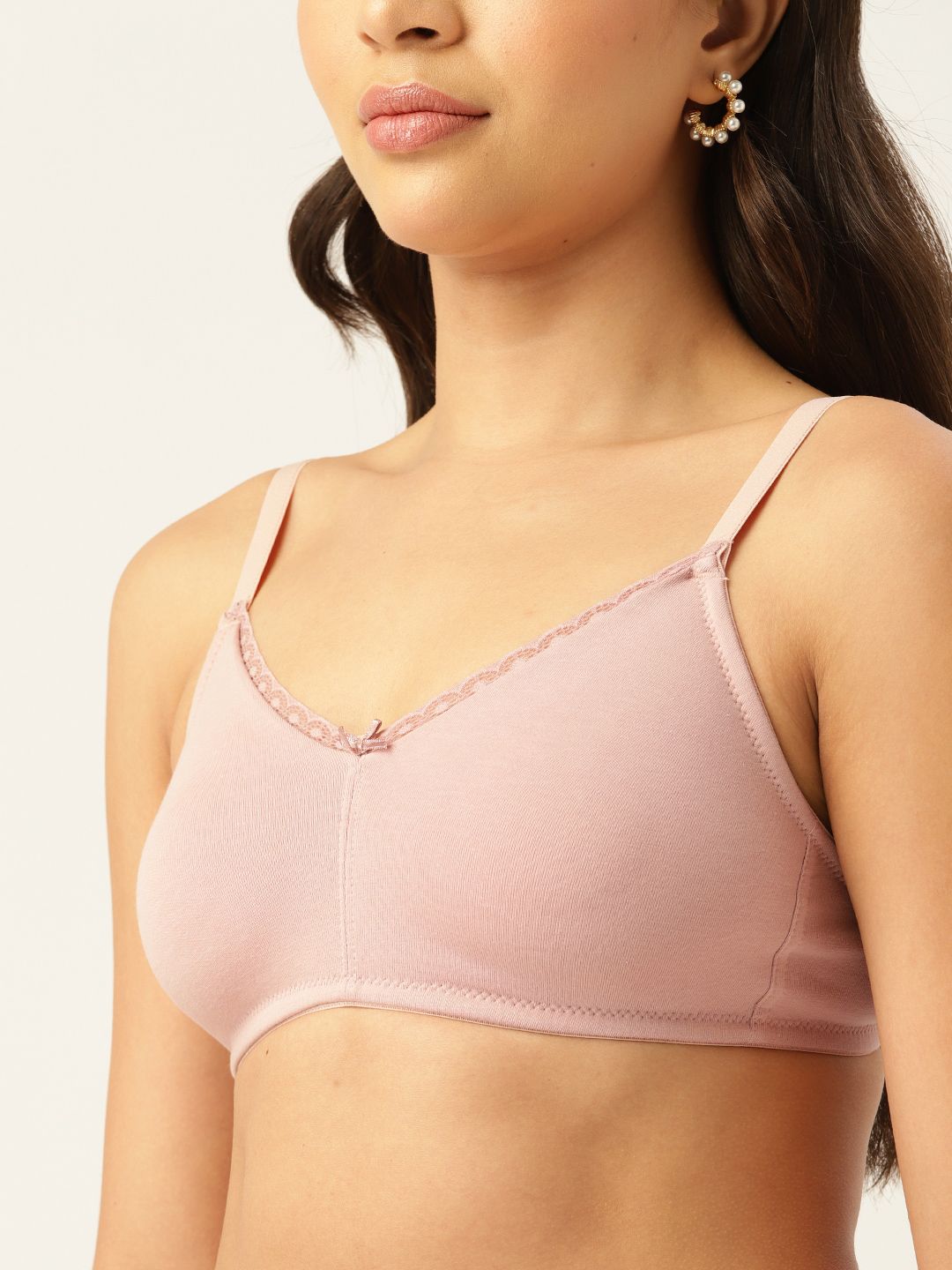 DressBerry Pack of 2 Solid T-Shirt Bra