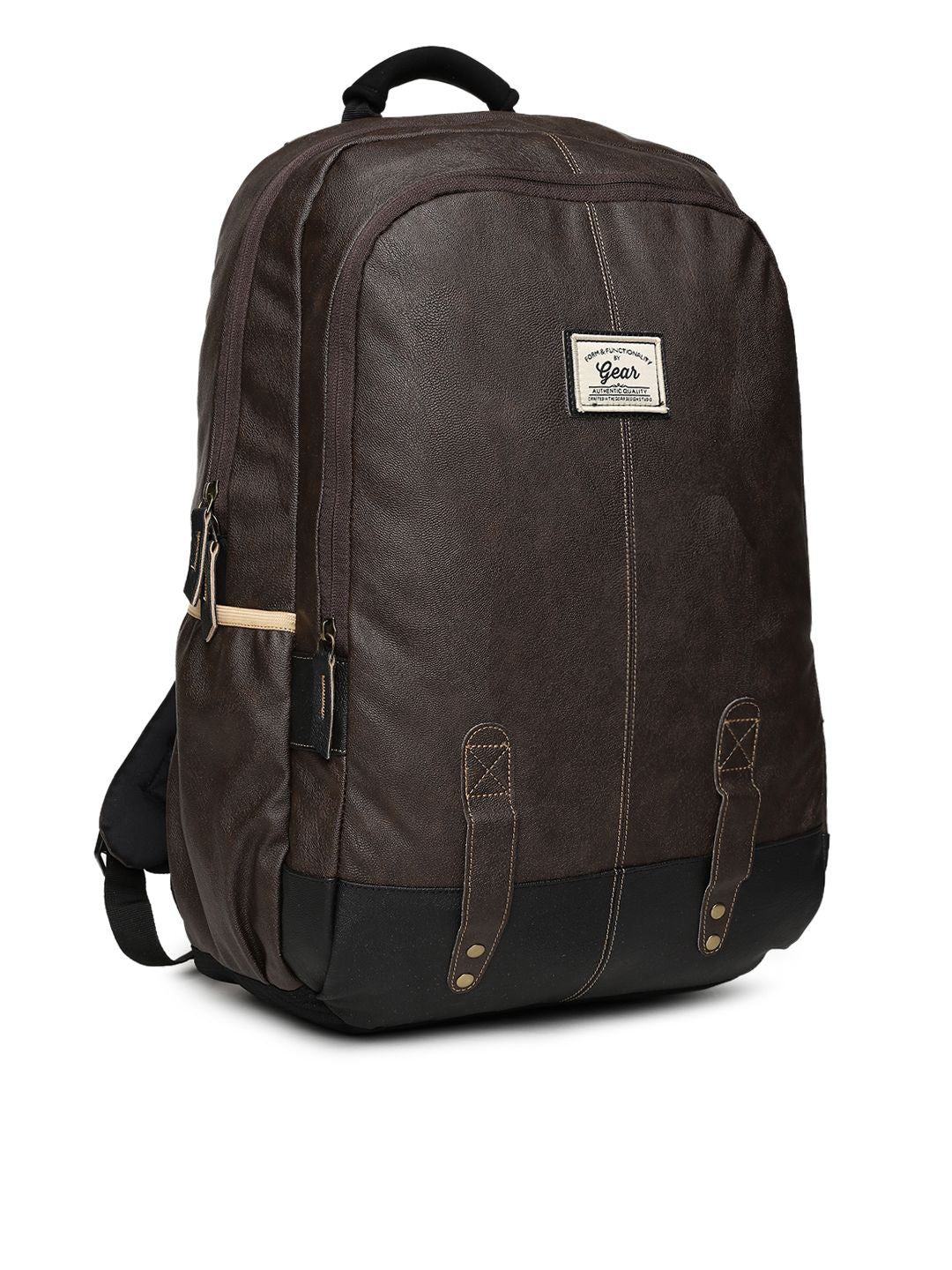 Gear Unisex Brown Solid Backpack