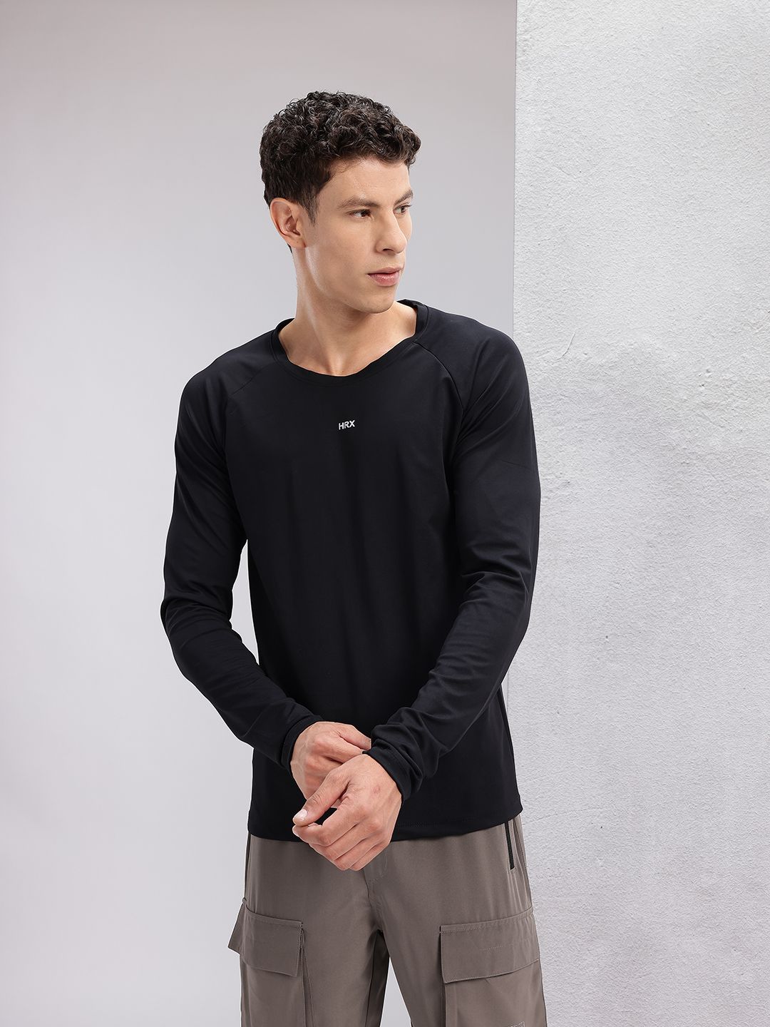 HRX by Hrithik Roshan Raglan Sleeves Training T-shirt
