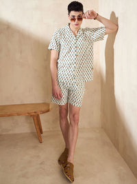 DENNISON Block Printed Oversized Co Ords Set