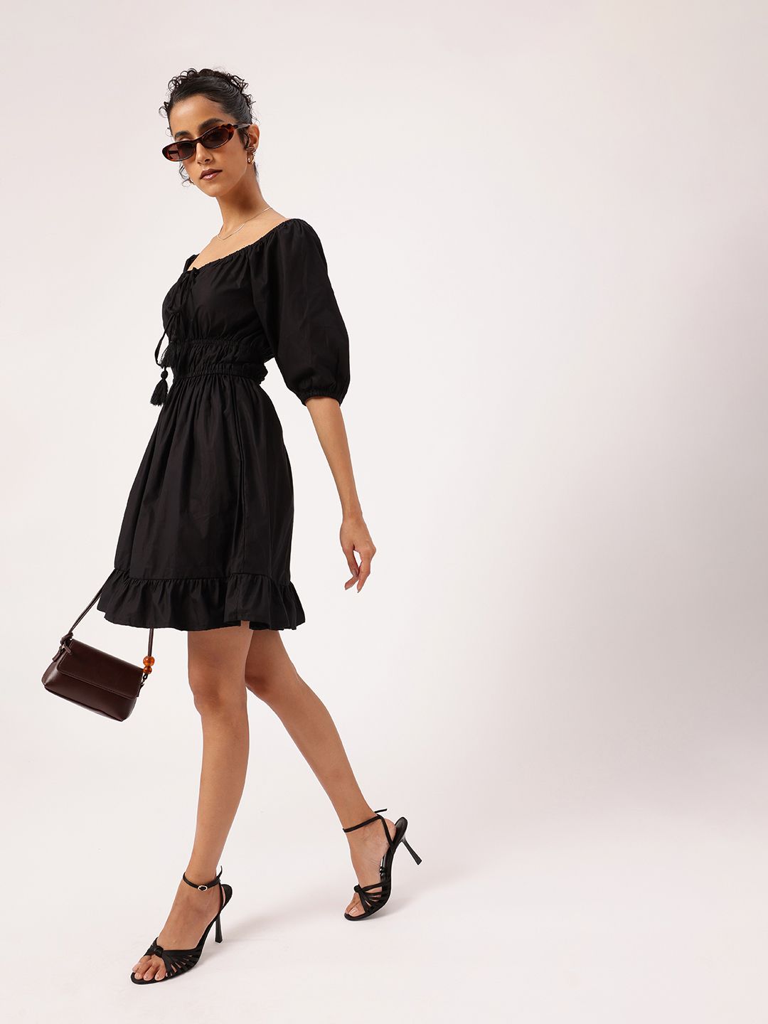 Cute & Classic Chic Cinched A-Line Dress