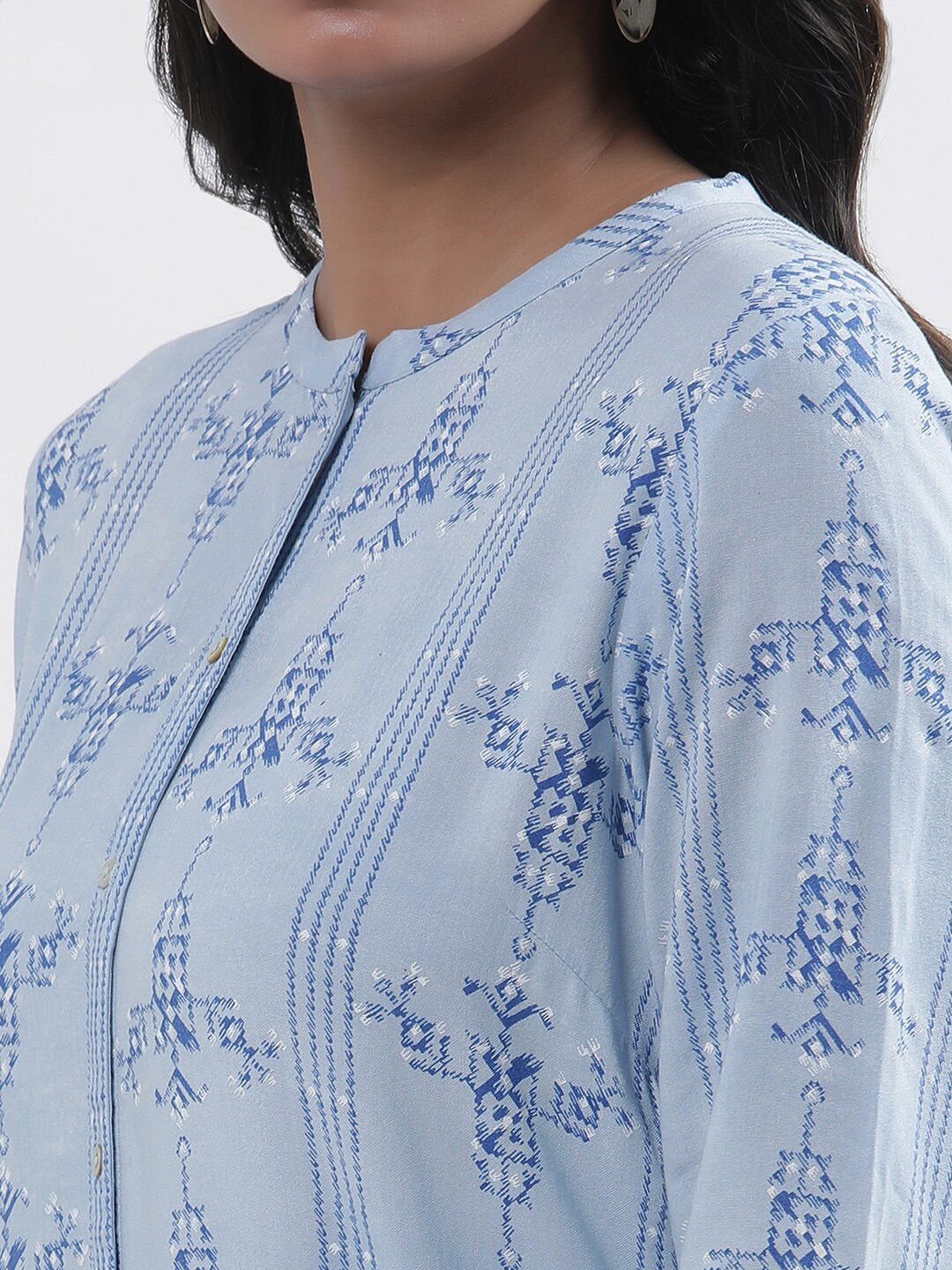 W Printed Regular Kurta with Trouser