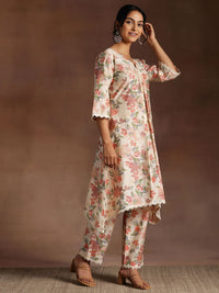 Libas Floral Printed Kurta With Trouser