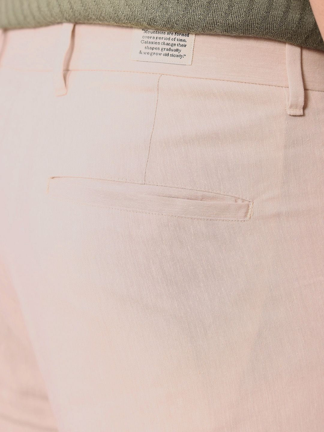 Mr Bowerbird Men Liberal Fit Pleated Trousers