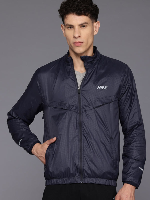 HRX by Hrithik Roshan Brand Logo Rapid Dry Running Tailored Jacket