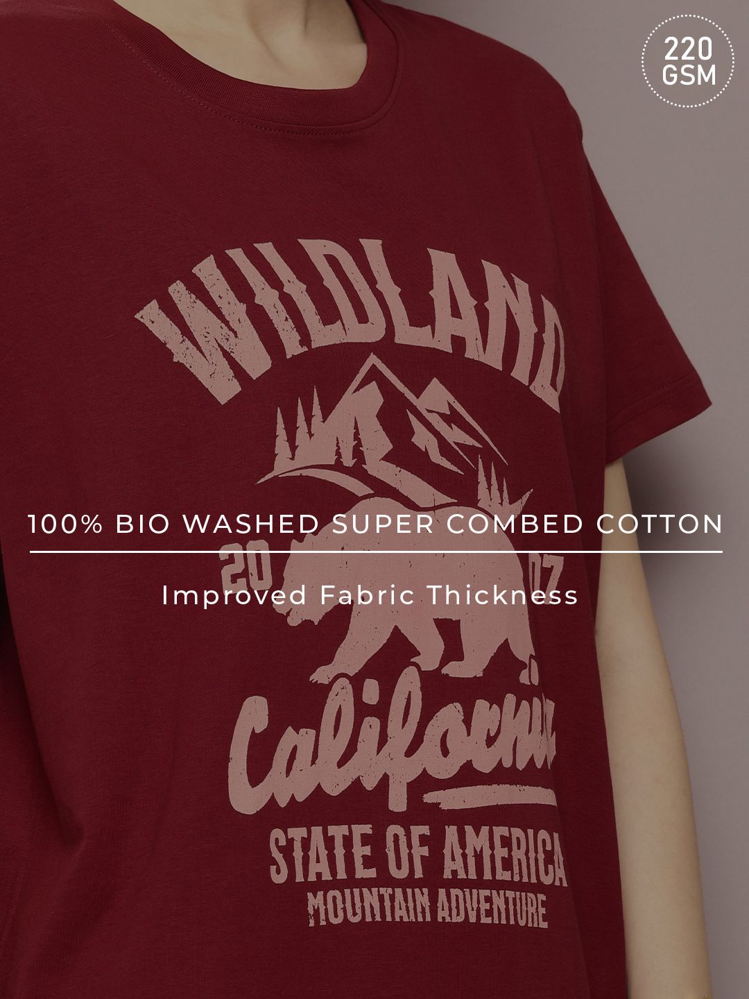 DILLINGER Typography Printed Pure Cotton Boxy T-shirt