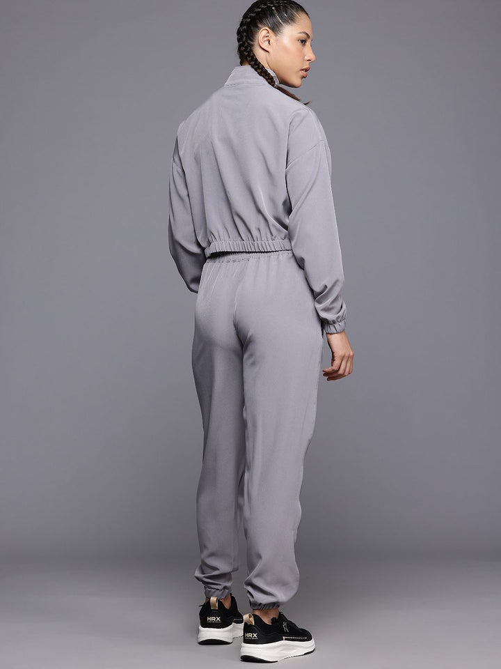 HRX by Hrithik Roshan Rapid Dry Mock Collar Running Tracksuit