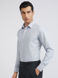 Raymond Pure Cotton Slim Fit Striped Formal Shirt