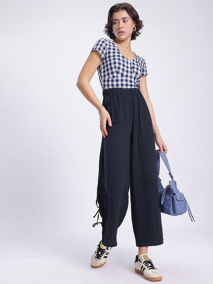 DressBerry Women Cutesy Sway Trousers with Bow-Detail