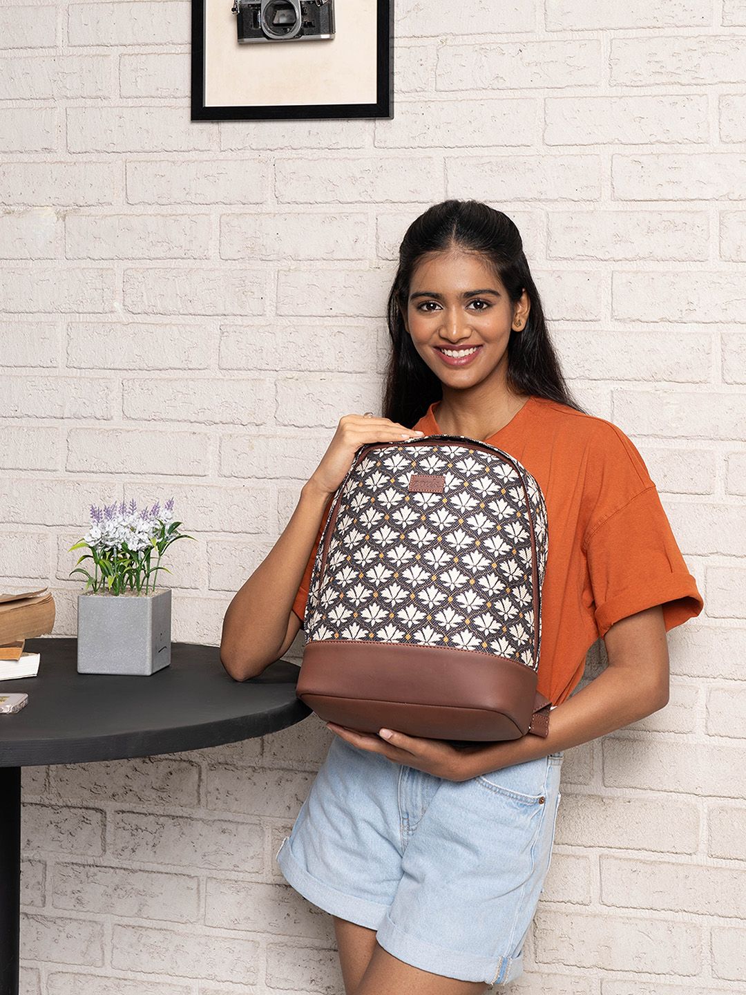 ZOUK Women Ethnic Motifs Printed Backpack