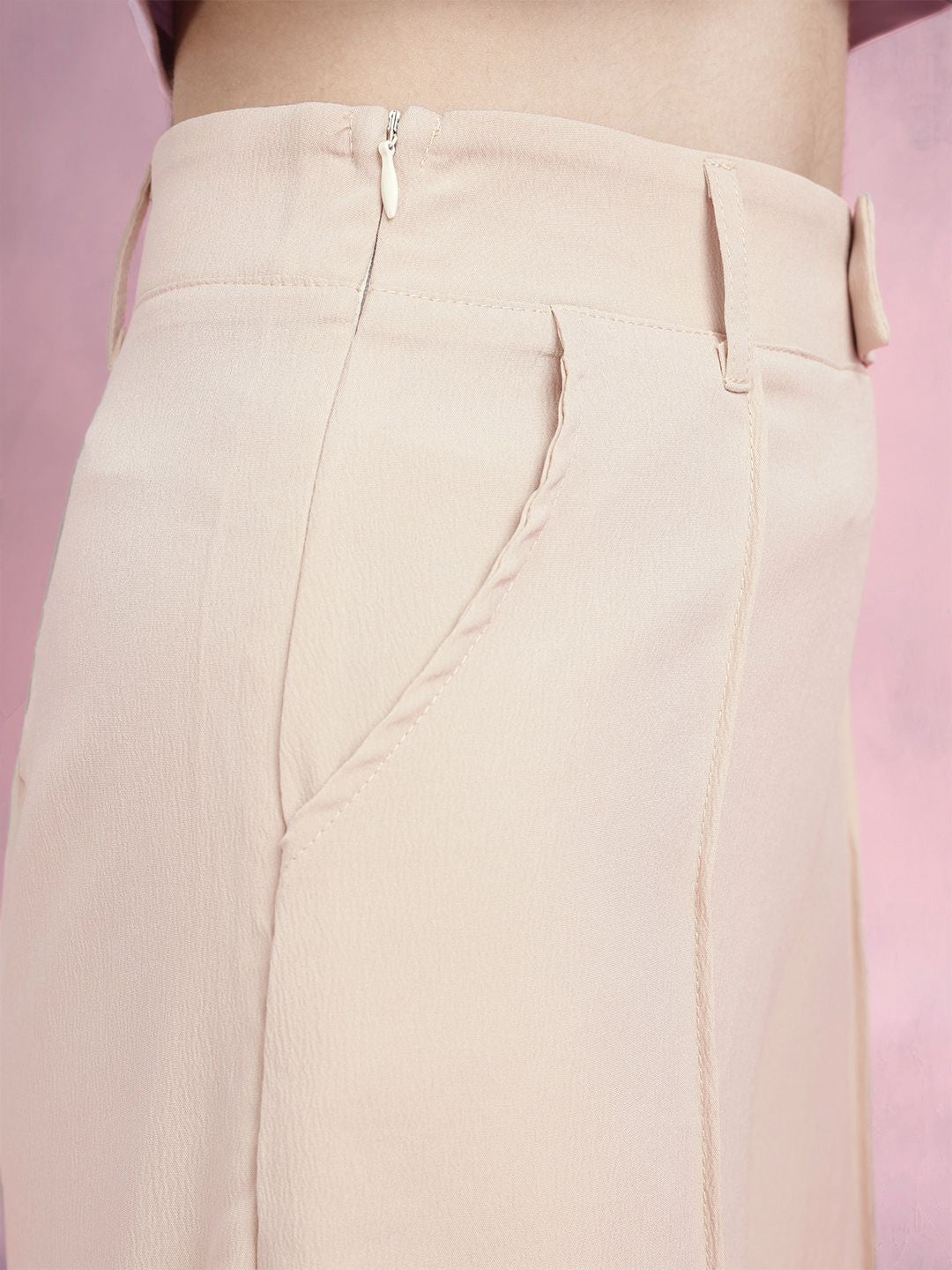 DressBerry Women High-Rise Trousers