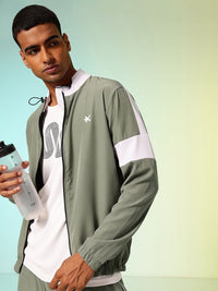 HRX by Hrithik Roshan Colourblocked Rapid Dry Running Tracksuit