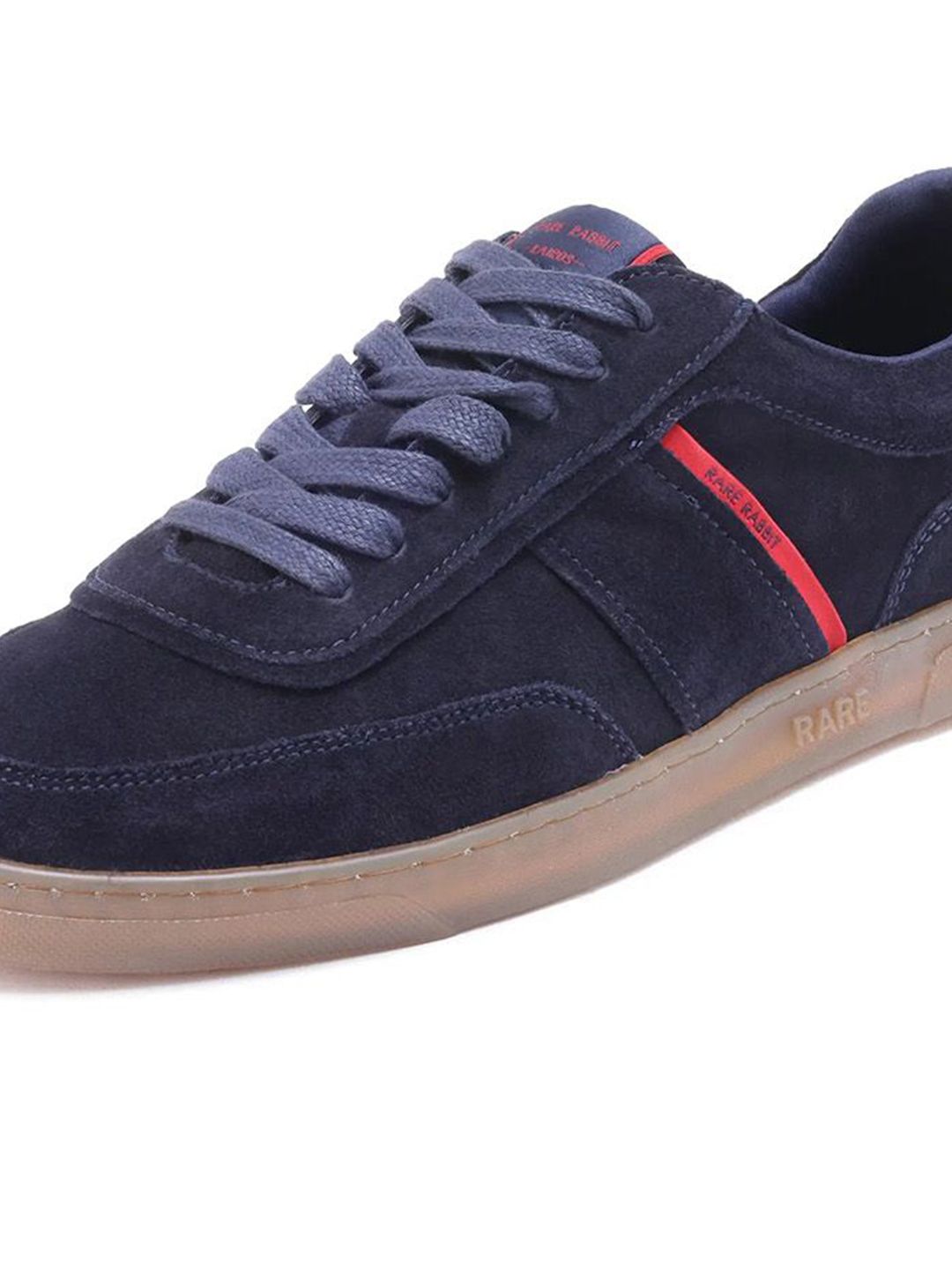 RARE RABBIT Men Striped Lace-Up Sneakers