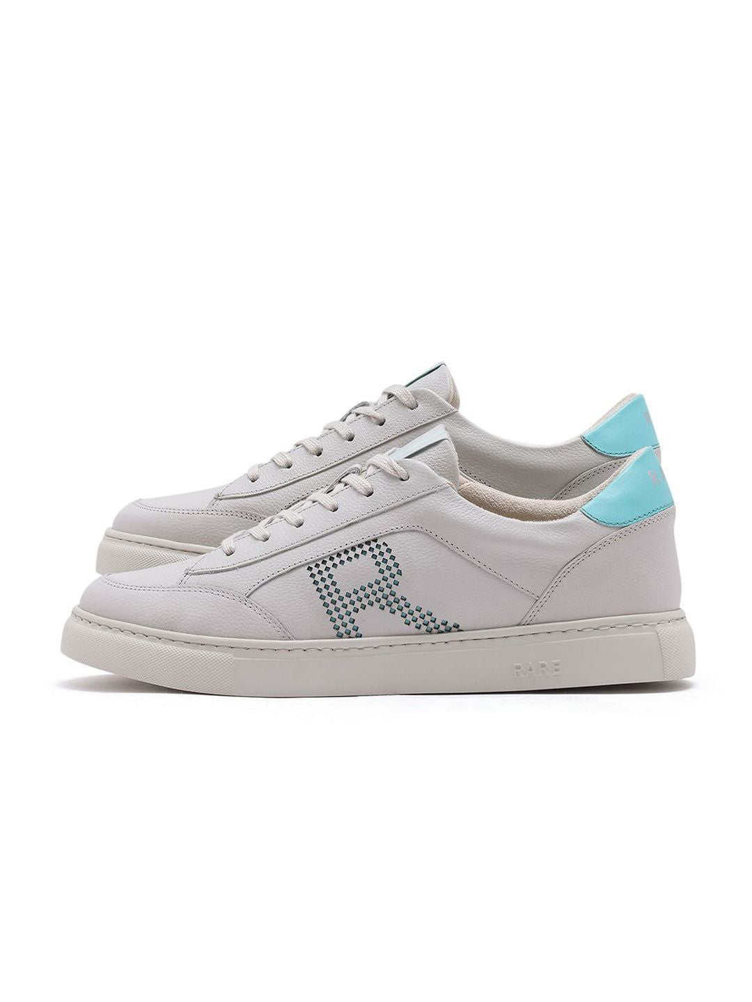 RARE RABBIT Men Colourblocked Leather Sneakers