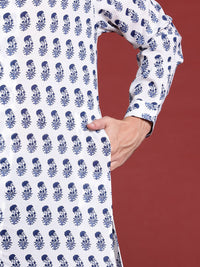 Anouk Men Floral Printed Regular Kurta with Trousers