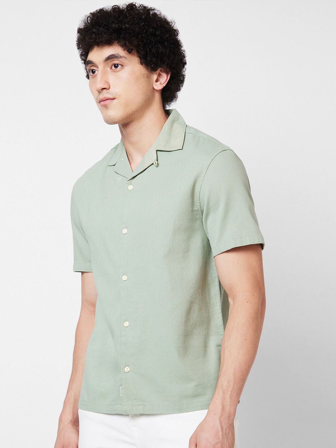 SPYKAR Short Sleeves Pure Cotton Casual Shirt