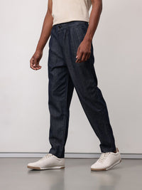 ether Men Chambray Pleated Trousers
