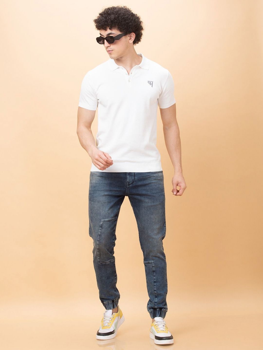 Being Human Pure Cotton Polo Collar T-shirt