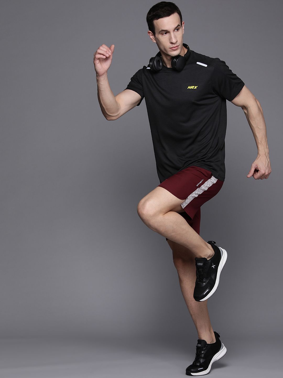 HRX by Hrithik Roshan Graphic Printed Rapid-Dry Running T-shirt