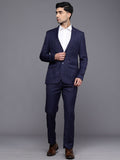 Raymond Slim Fit Checked Notched Lapel Single-Breasted Formal 2 Piece Suits