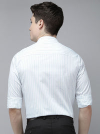 Park Avenue Slim Fit Striped Pure Cotton Formal Shirt