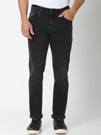 SPYKAR Men Black Relaxed Fit Low-Rise Jeans