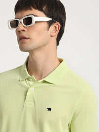 THE BEAR HOUSE Polo Collar Slim Fit Cotton T-shirt