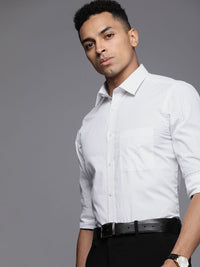 Raymond Pure Cotton Slim Fit Printed Formal Shirt