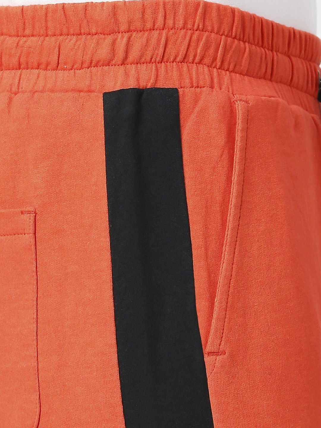 Being Human Men Pure Cotton Colourblocked Mid-Rise Joggers Track Pants