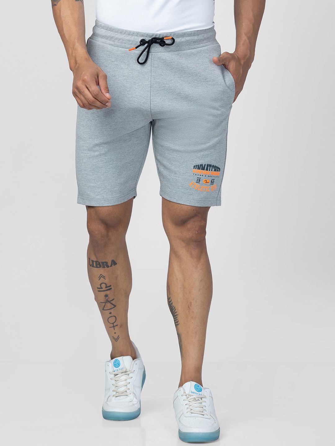 SPYKAR Men Solid Cotton Regular Fit Shorts