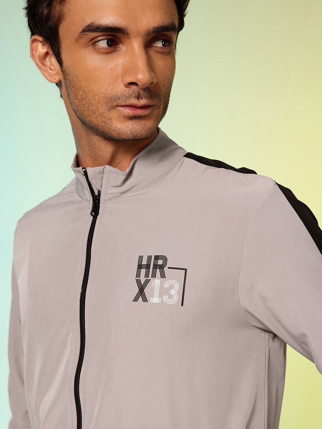 HRX by Hrithik Roshan Colourblocked Rapid Dry Running Tracksuit