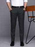 Raymond Men Checked Slim Fit Formal Trousers