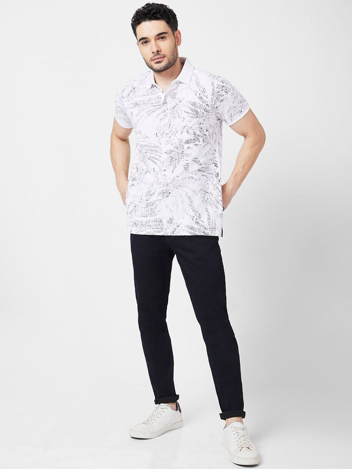 SPYKAR Men Kano Slim Fit Cotton Mid-Rise Clean Look Jeans