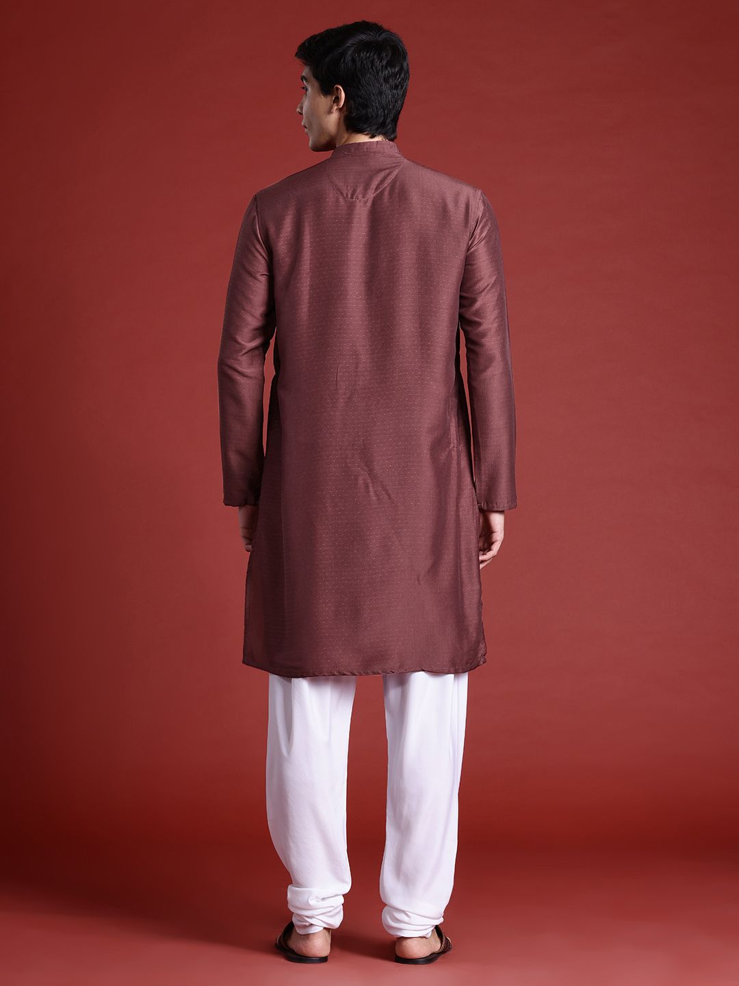 Anouk Woven Design Regular Kurta With Pyjamas