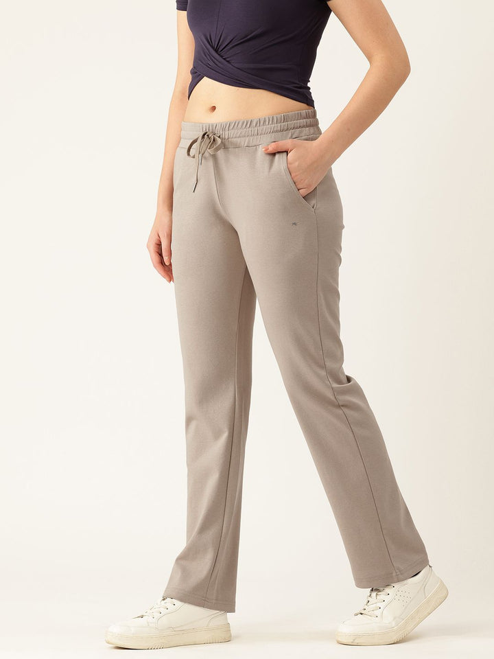 Monte Carlo Women Mid-Rise Regular Fit Track Pants with Reflective Elements