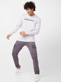 SPYKAR Typography Printed Sweatshirt