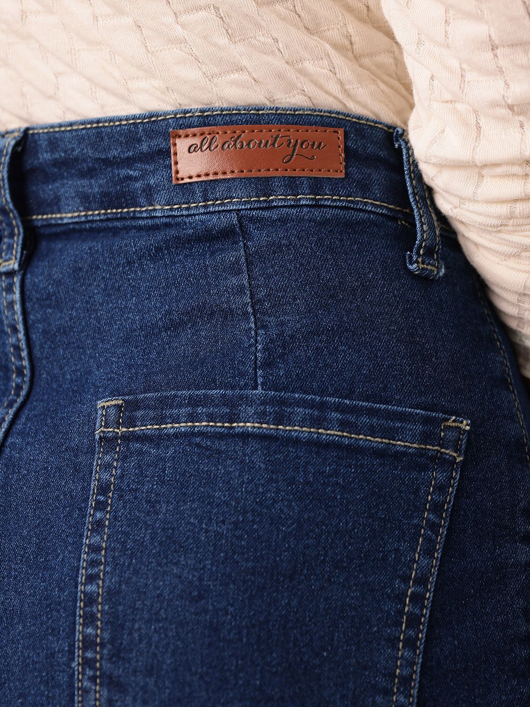 all about you Women Wide Leg High-Rise Stretchable Jeans