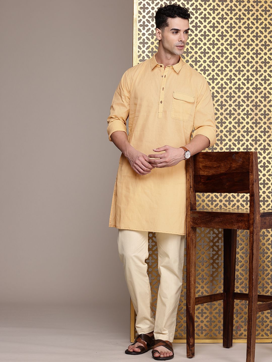 House of Pataudi  Jashn Pure Cotton Kurta